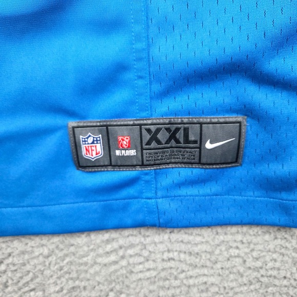 Detroit Lions Jersey Mens 2XL Blue #00 Personalized Name Nike NFL Football - Picture 5 of 13